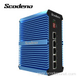 Industrial 5 Port 10/100BASE-T Unmanaged -40°C to 75°C DIN-Rail IP50 Ethernet Switch